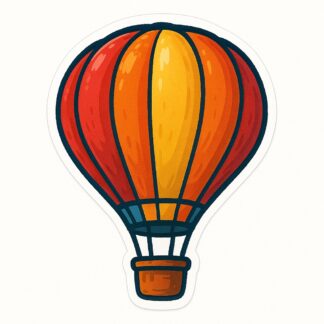 Autocollant montgolfière décoration decostickerstore - 0VV3G4