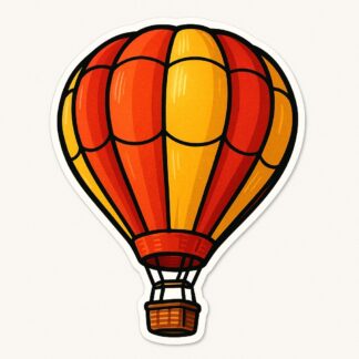 Autocollant montgolfière décoration decostickerstore - 9YUH02