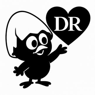 Sticker autocollant Calimero aime Dior décoration decostickerstore - Z8HIEJ