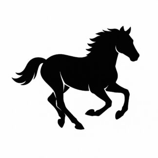 Sticker autocollant Cheval au galop décoration decostickerstore - PF4P01