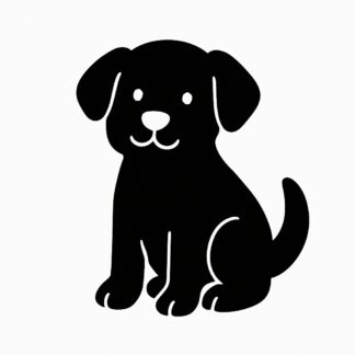 Sticker autocollant Chien mignon décoration decostickerstore - CWLTZJ
