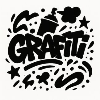Sticker autocollant Fresque graffiti décoration decostickerstore - XEHUZT