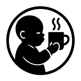 Sticker autocollant L'adhésif du café de l'enfant décoration decostickerstore - FI8OPF