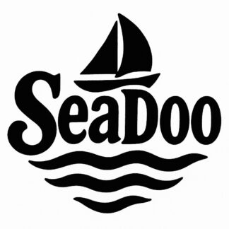 Sticker autocollant Lettrage nautique stylé du texte : Seadoo décoration decostickerstore - UDXZP9