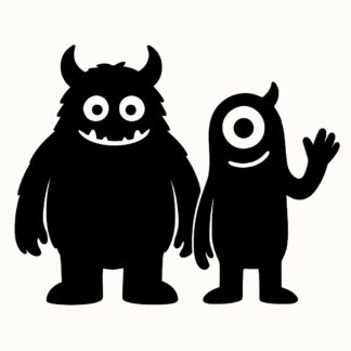 Sticker autocollant Monstre et compagnie décoration decostickerstore - JDXXQA