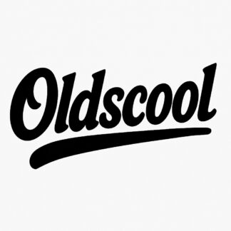 Sticker autocollant Schriftzug "Oldscool décoration decostickerstore - HQ6XYH