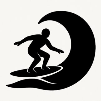 Sticker autocollant Surf décoration decostickerstore - GA5KPW