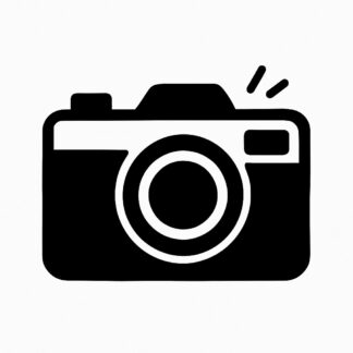 Sticker autocollant appareil photo avec quelques traits décoration decostickerstore - MVVXOI