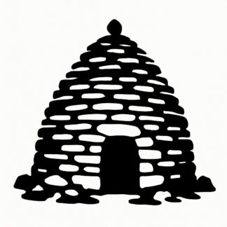 Sticker autocollant capitelle en pierre sèche décoration decostickerstore - 0GZHR2