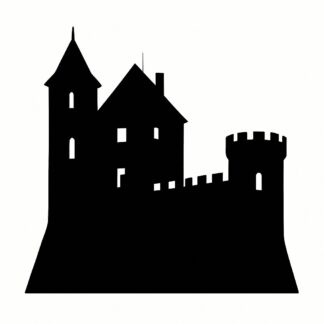 Sticker autocollant château d'Aramon décoration decostickerstore - 7LI87A