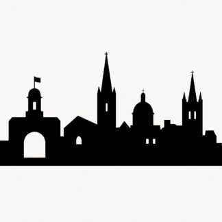 Sticker autocollant skyline sainters décoration decostickerstore - ETC4F2