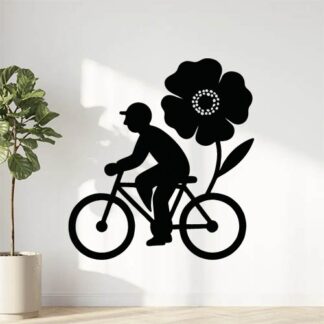 Sticker autocollant Vélo Poppy décoration decostickerstore - 193BFI