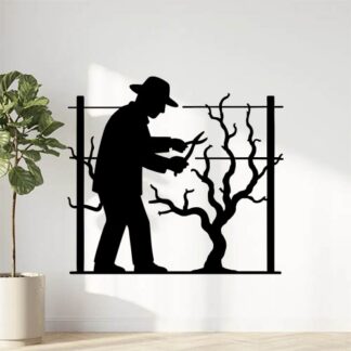 Sticker autocollant tailleur de ceps de vignes palissées décoration decostickerstore - 3TCA4D