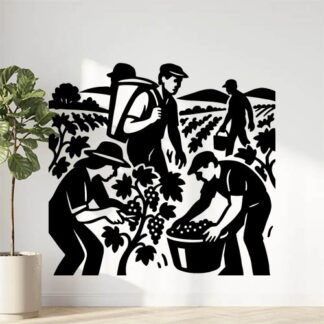 Sticker autocollant vendeurs en pleine saison en FRANCE EN 1980 décoration decostickerstore - 4EXN7M