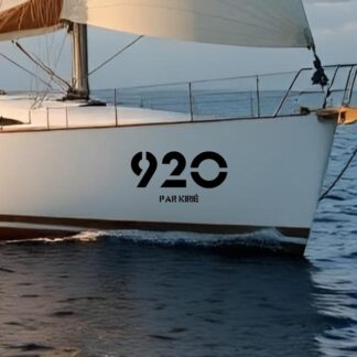 sticker autocollant nautique Kirié bateau 67IMT