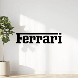 Sticker autocollant Scritta Ferrari décoration decostickerstore - ABU9IY