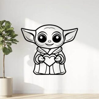 sticker autocollant starwars yoda 4 CFMIP