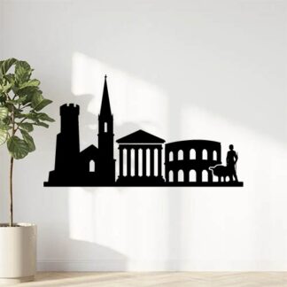 Sticker autocollant skyline nîmes décoration decostickerstore - DN57L9