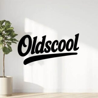 Sticker autocollant Schriftzug "Oldscool décoration decostickerstore - HQ6XYH