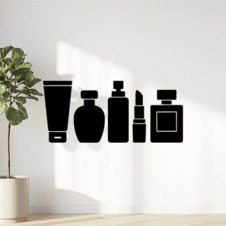 Sticker autocollant Plusieurs parfums et cosmétiques sur une même ligne décoration decostickerstore - IYRTMU