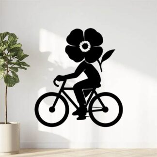 Sticker autocollant Vélo Poppy décoration decostickerstore - JCZP17