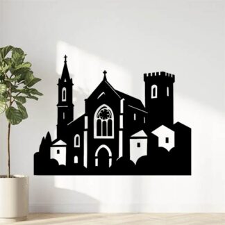 Sticker autocollant abbaye de frigolet décoration decostickerstore - KS14EL