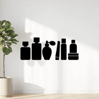 Sticker autocollant Plusieurs parfums et cosmétiques sur une même ligne décoration decostickerstore - L14FZO