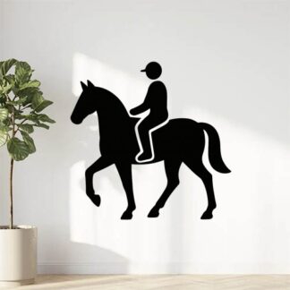 Sticker autocollant Cheval et cavalier décoration decostickerstore - LDBYXQ