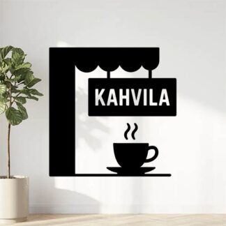 Sticker autocollant Texte de café décoration decostickerstore - LQNUQ8