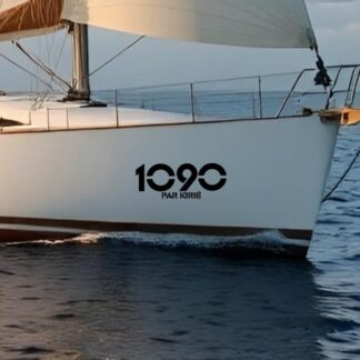 sticker autocollant nautique Kirié bateau NICUO