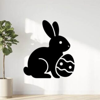 Sticker autocollant Lapin de Pâques décoration decostickerstore - SQNGK0