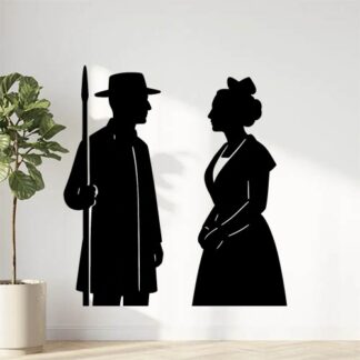 Sticker autocollant GARDIEN ET ARLESIENNE décoration decostickerstore - SQYEOX