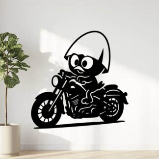 Sticker autocollant Calimero sur une moto Harley décoration decostickerstore - SXZT2Y