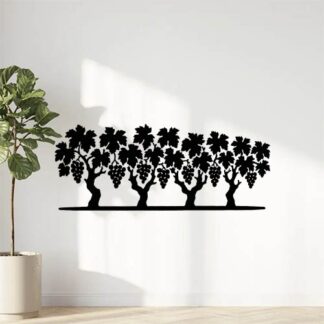 Sticker autocollant une rangée de ceps de vigne décoration decostickerstore - TAZUEV