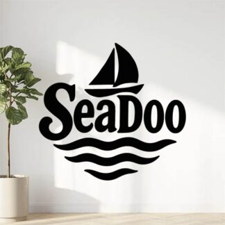 Sticker autocollant Lettrage nautique stylé du texte : Seadoo décoration decostickerstore - UDXZP9