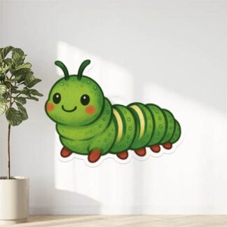 Autocollant belle chenille décoration decostickerstore - W9EUBS