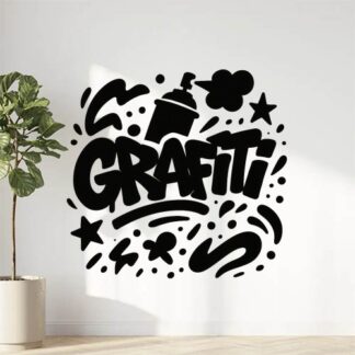 Sticker autocollant Fresque graffiti décoration decostickerstore - XEHUZT