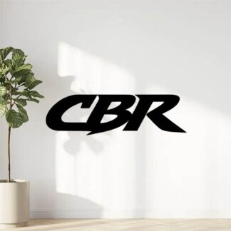 Sticker autocollant représentation du lettrage CBR stylé décoration decostickerstore - XXWHVU