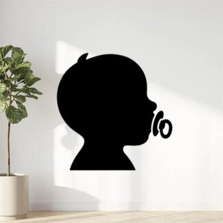 Sticker autocollant sucette dans la bouche décoration decostickerstore - YGSVO7