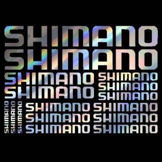 sticker autocollant bike vélo Shimano holographic 1OSQU