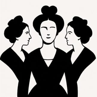 Sticker autocollant 3 arlésiennes décoration decostickerstore - ZE7HT1