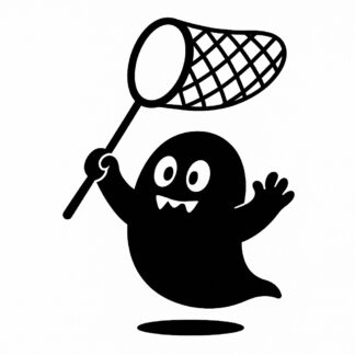 Sticker autocollant Geist Buu Huu avec filet de capture décoration decostickerstore - TXX435