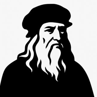 Sticker autocollant autre Léonard de Vinci décoration decostickerstore - R6DNE1