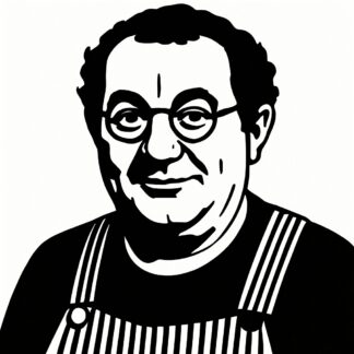 Sticker autocollant portrait coluche décoration decostickerstore - EDI5U3