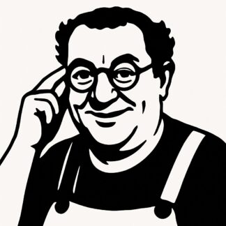 Sticker autocollant portrait coluche humoriste décoration decostickerstore - ZY2ZTC