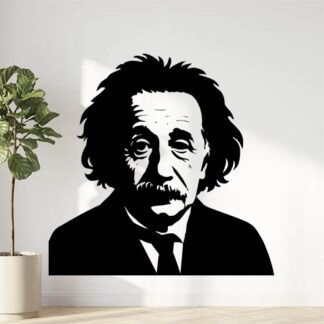 Sticker autocollant portrait einstein décoration decostickerstore - BIPU3P