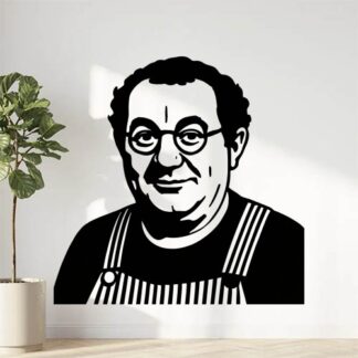Sticker autocollant portrait coluche décoration decostickerstore - EDI5U3