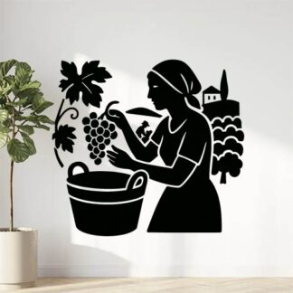 Sticker autocollant VENDANGES EN LANGUEDOC décoration decostickerstore - KLD8CH