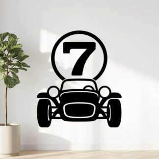 Sticker autocollant Logo de la voiture Lotus « Seven » décoration decostickerstore - LATCBO