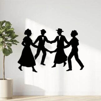 Sticker autocollant Ronde farandole arlésiennes, farandoleurs décoration decostickerstore - PRQPXU